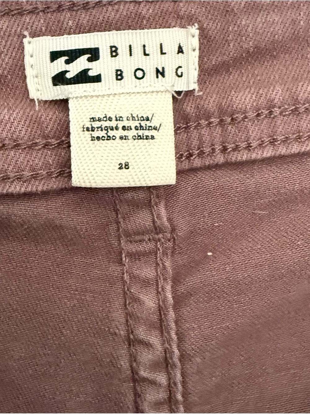 Billabong High Waisted Wide Leg Raw Hem Pants - Picture 7 of 8